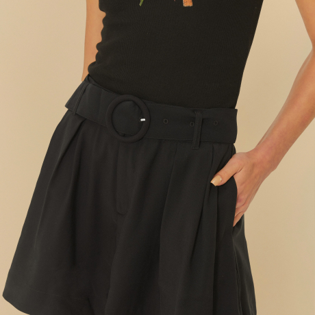 Short Alfaiataria Pregas