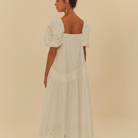 Vestido Bordado Richelieu Rendeira Vestido Bordado Richelieu Rendeira