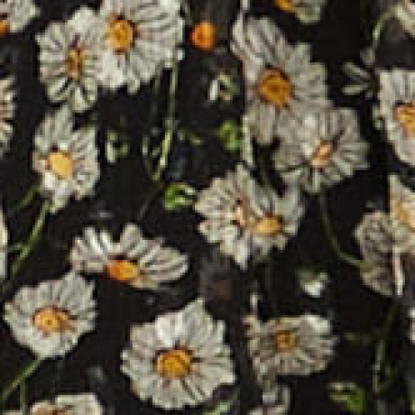 Vestido Curto Manga Longa Estampado Abotoamento Frontal