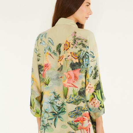 Camisa Estampada Lago De Cor Camisa Estampada Lago De Cor