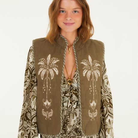 Colete Estampado Serra Tropical Colete Estampado Serra Tropical